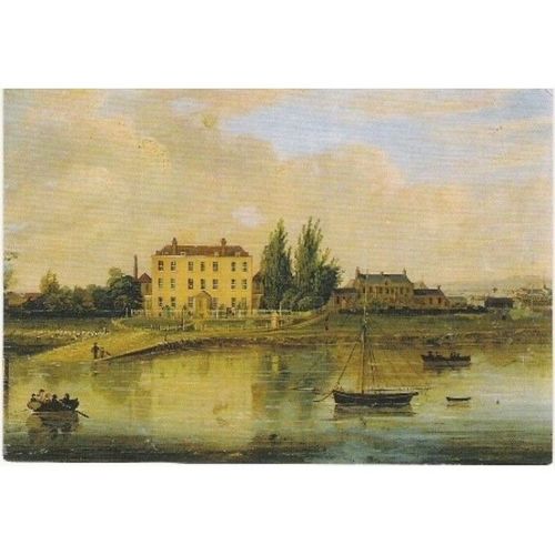 Gosport, Hampshire - Officers Residence, Priddy's Hard - art postcard