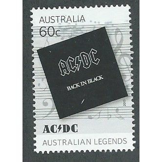 AUS 2013 60c 'AUSTRALIAN LEGENDS- AC/DC' FINE USED (EBID37-827)