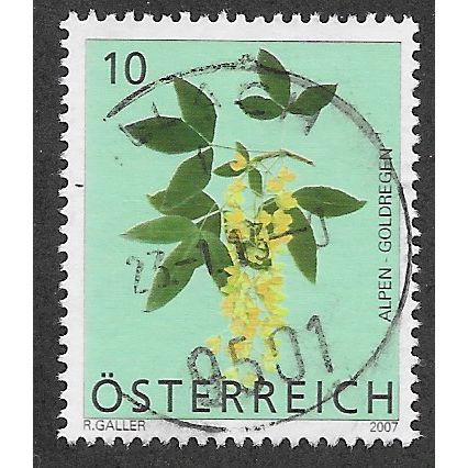 AUT 2007 10c 'FLORA DEFINITIVES ' FINE USED (EBID56-283)