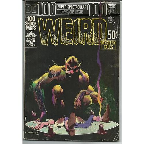 WEIRD MYSTERY TALES #4 DC 100 pages SUPER SPECTACULAR