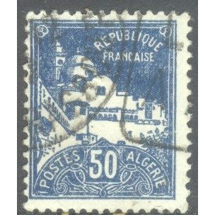 Algeria 1926 - SG51 - 50c blue - Street In the Kasbah, Algiers - used
