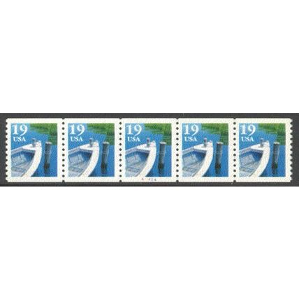 2529 19c Fishing Boat Very Fine MNH PNC 1A2424/5 P0121