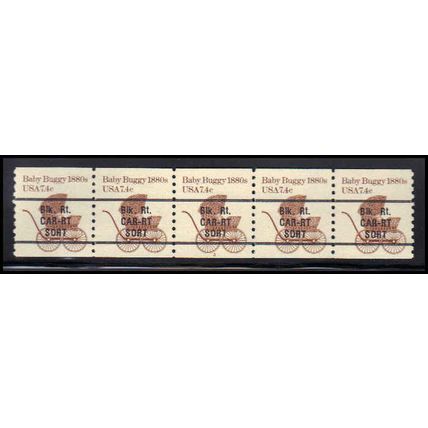 1902a 7.4c Baby Buggy Very Fine MNH Dry Gum PNC 2/5 X1428