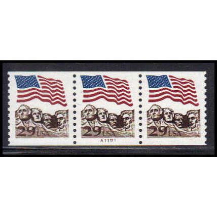 2523A 29c U.S. Flag Very Fine MNH PNC A11111/3 CA0735