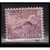 727 3c Washington's Hdqs Fine MDG O2540