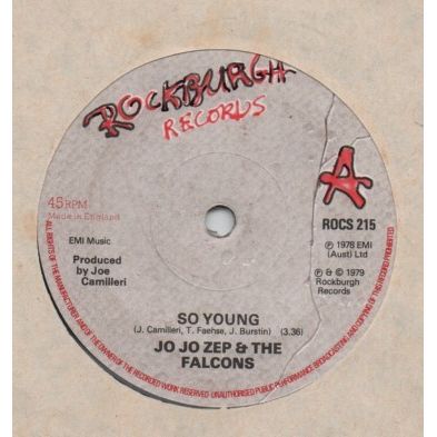 Jo Jo Zep & The Falcons - So young / Rough and ready 1979 7" record ROCS215