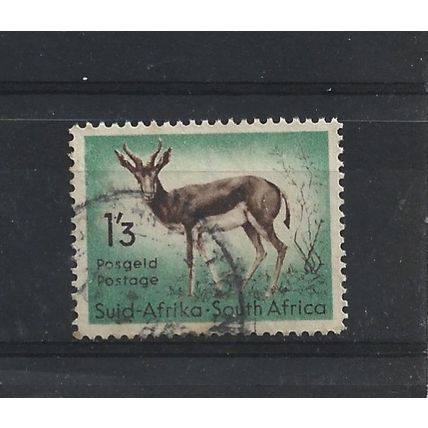 SouthAfrica.SG160 1s 3d Springbok.Fine Used.Aug25d