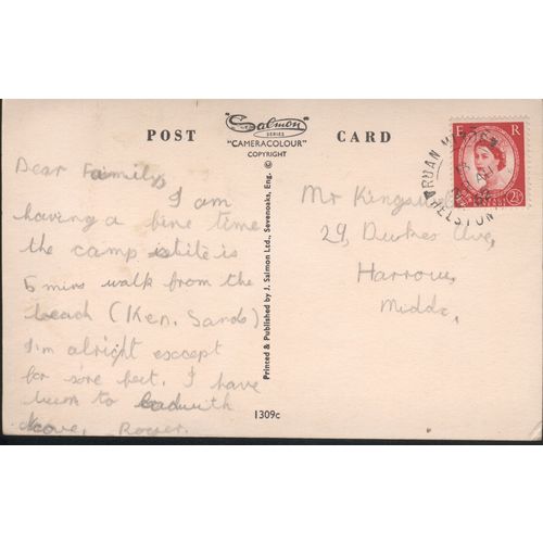 Vintage Salmon PC 1962, Kennack Sands, The Lizard, Cornwall