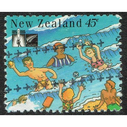 New Zealand 1994 Centenary of Cricket Council 45c Multicoloured SG1840 GU
