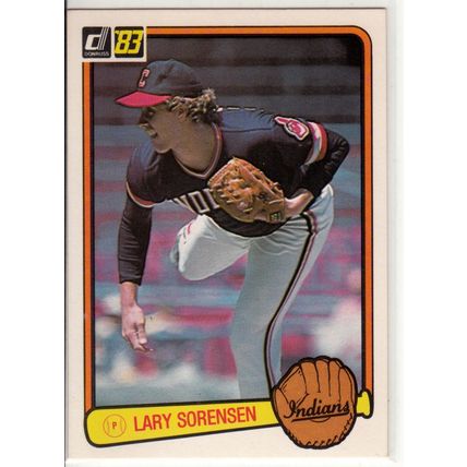 1983 Donruss baseball card 363 Lary Sorensen