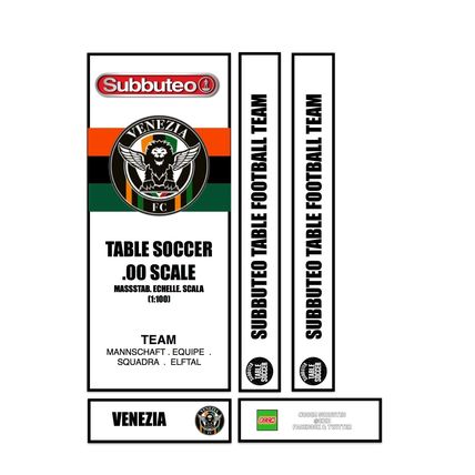 Table Football Subbuteo Box Label Venezia (ITA) 2020 away