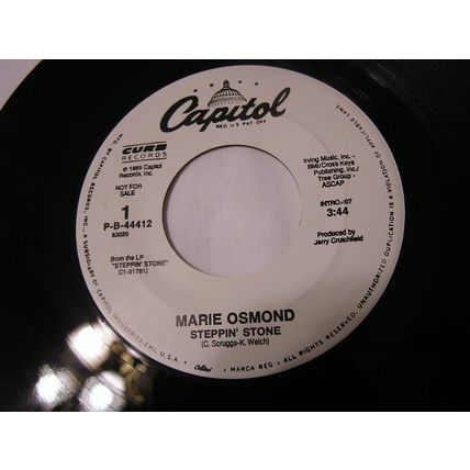 Marie Osmond Promo 45-STEPPIN' STONE