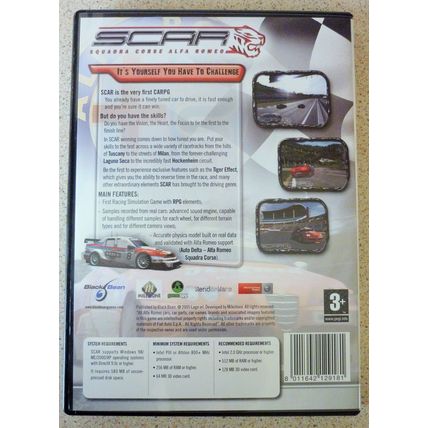 SCAR PC Game Squadra Corsa Alfa Romeo