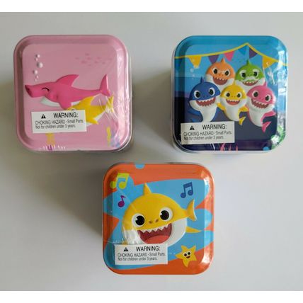 Baby Shark Surprise Tins Lot of 3 in New Sealed Condition