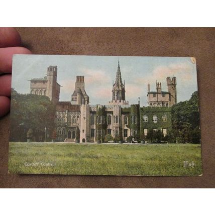 Early fr Delittle & Fenwick Postcard - Cardiff Castle, Glamorgan - South Wales