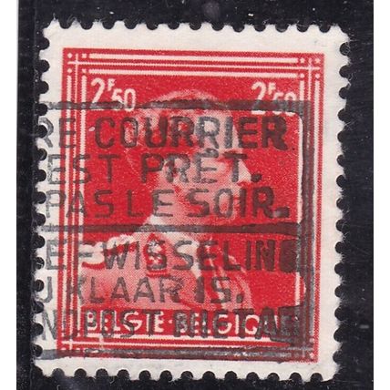 Belgium 1951 King Leopold 111 2.50f Fine Used SG 755 Slogan cancel VGC