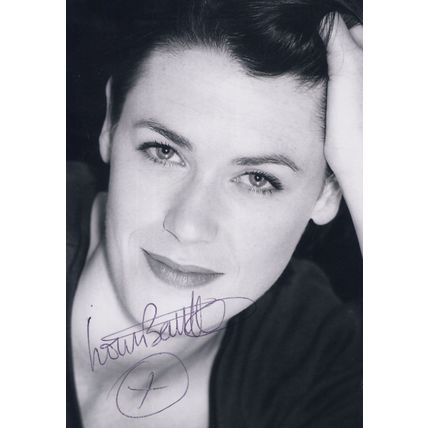 Louise Barrett Nescafe Gold Lady Advert Hand Signed Photo
