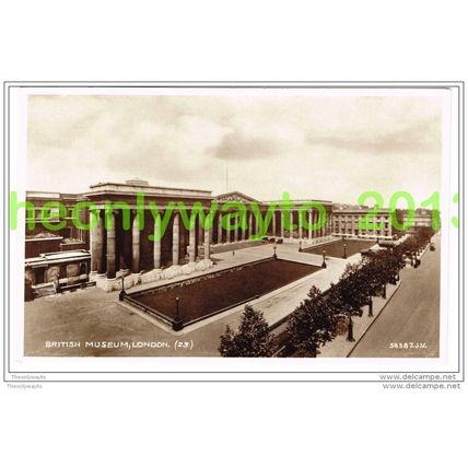BRITISH MUSEUM, LONDON (23), LONDON, ENGLAND, POSTCARD 1930s?