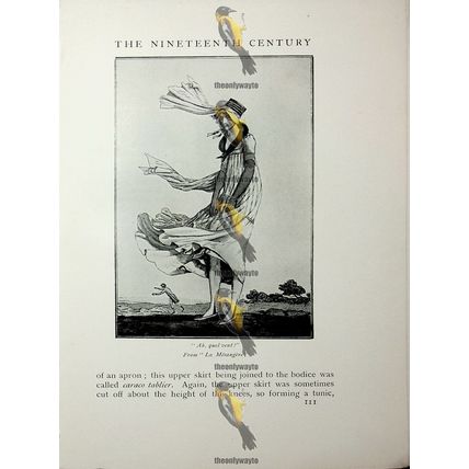 Ah Quelle Vent, La Mesanger, Fashion Book Illustration (Print), 1909
