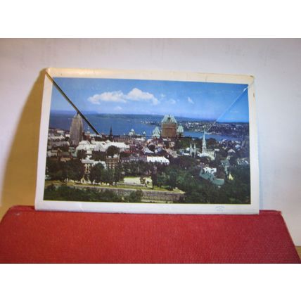 strip of 13 pictures QUEBEC, CANADA used vintage postcard 1959 pm =