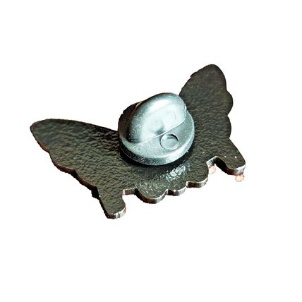 Skeleton Fairy Gothic Pin Badge 2.5 cm x 2 cm Biker Emo Rubber Safety Back BA46