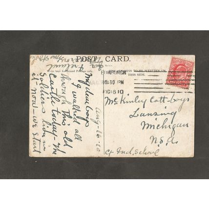 Postcard Edinburgh Stewart Tartan