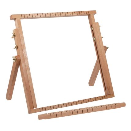 Milward 2519020 Weaving Loom: Extendable: Beech Wood, 40x40-61cm