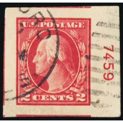 409, Used 2¢ With PL# - A HUGE JUMBO * Stuart Katz