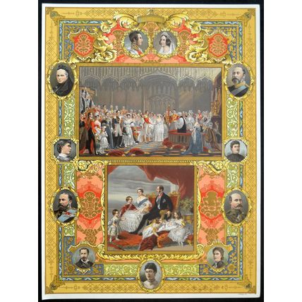 HER MAJESTY’S GLORIOUS JUBILEE 1897 Queen Victoria PRINT PLATE IV