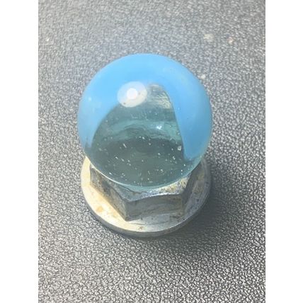 VITRO - VICTORY PATCH - BABY BLUE / CLEAR - JUST UNDER 5/8 R1