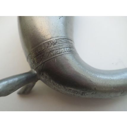 Pewter - Model Viking Horn - Vase/Condiment dish - Table Ornament