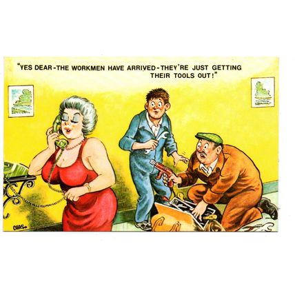 Yes Dear - The Workmen Have Arrived...... - Postally Unused - Bamford & Co Ltd