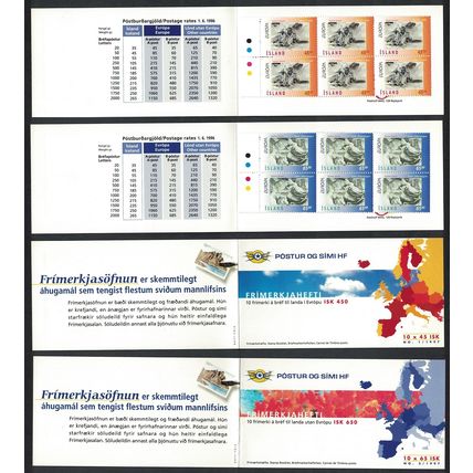 Iceland Europe CEPT Tales and Legends 2 Booklets 1997 MNH SG#885-886