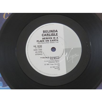 4 X 7 INCH VINYL SINGLES. MATCHBOX, AMI STEWART, BELINDA CARLISLE, THE WEATHER G