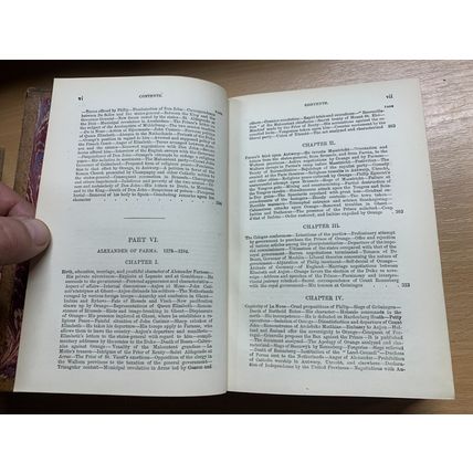 c1870s "THE RISE OF THE DUTCH REPUBLIC" VOL 3 JOHN L MOTLEY ANTIQUE BOOK (P4)