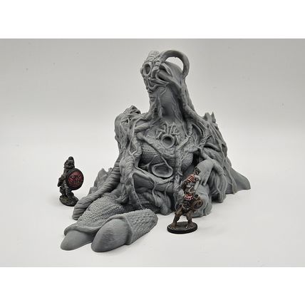 Statue of Fallen Goddess wargame rpgbroken statue figure wargame terrain piece