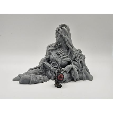 Statue of Fallen Goddess wargame rpgbroken statue figure wargame terrain piece