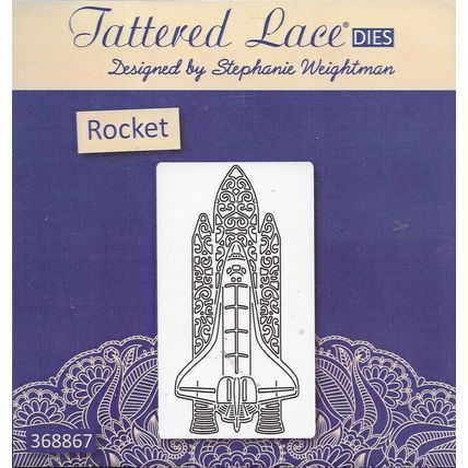 Tattered Lace. Rocket Die. Die Cutting Cardmaking Scrapbooking Crafts