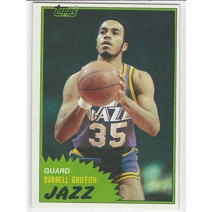 1981-82 TOPPS DARRELL GRIFFITH # 41 ROOKIE DR. DUNKENSTEIN