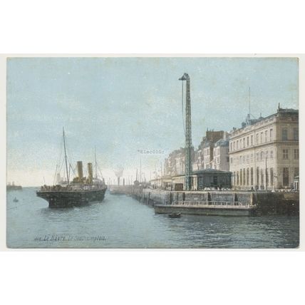Le HAVRE. Le Southampton S Ship France early 20th C. RPPC Aqua Photo No. 1806