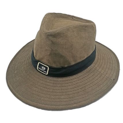 Mossy Oak Waxed Canvas UPF50+ Wide Brim Structured Hat For Outdoors