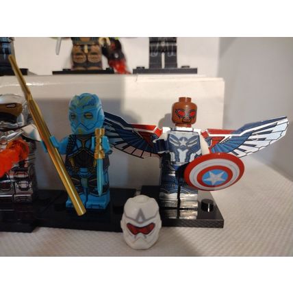 Custom set of Captain America Brave New World 8 Minifigures