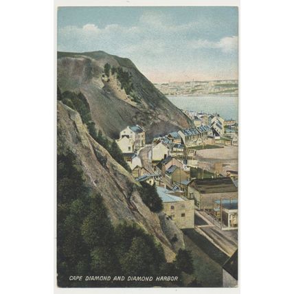 Canada Cape Diamond and Diamond Harbor Quebec blank 1910s postcard 203013