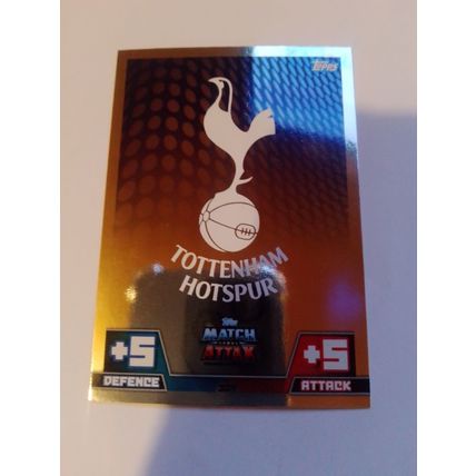 match attax 14/15 club badge tottenhan hotspur no.307