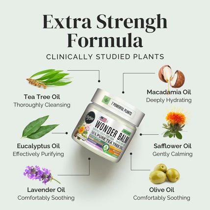 Tea Tree Oil Balm, Extra Strength, Pair Well with Jock Itch Cream, Spray, Athlet