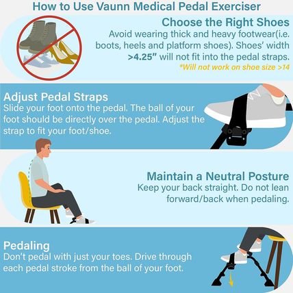 Vaunn Wrist Arm Leg Strengtheners Pedal Exerciser with Electronic Display for In