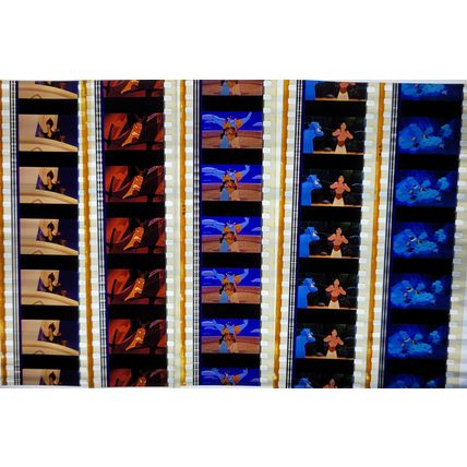 MIXED MULTI PK ADV - A002b. - 5 STRIPS OF 5 - 35MM - FILM CELLS