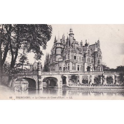 EC934 TOURCOING -LE CHATEAU DU COMTE D'ESPEL . LL PRINTED POSTCARD