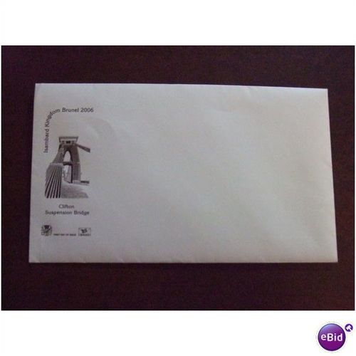GB 2006 Isambard Kingdom Brunel Stuart BPCPA Clifton Suspension Bridge cover