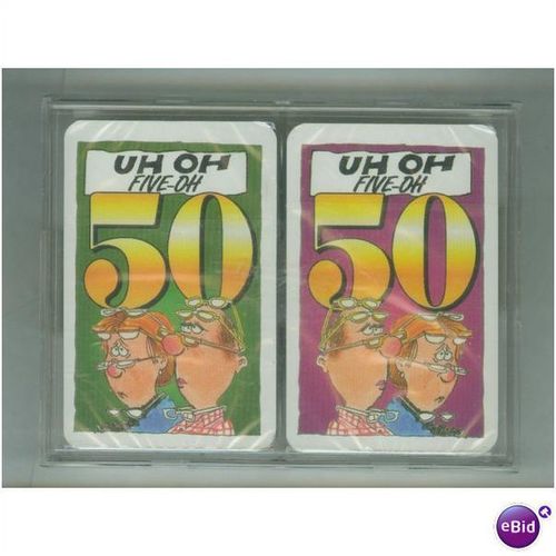 Uh Oh Five Oh 2 Deck Pack Playing Cards MIP